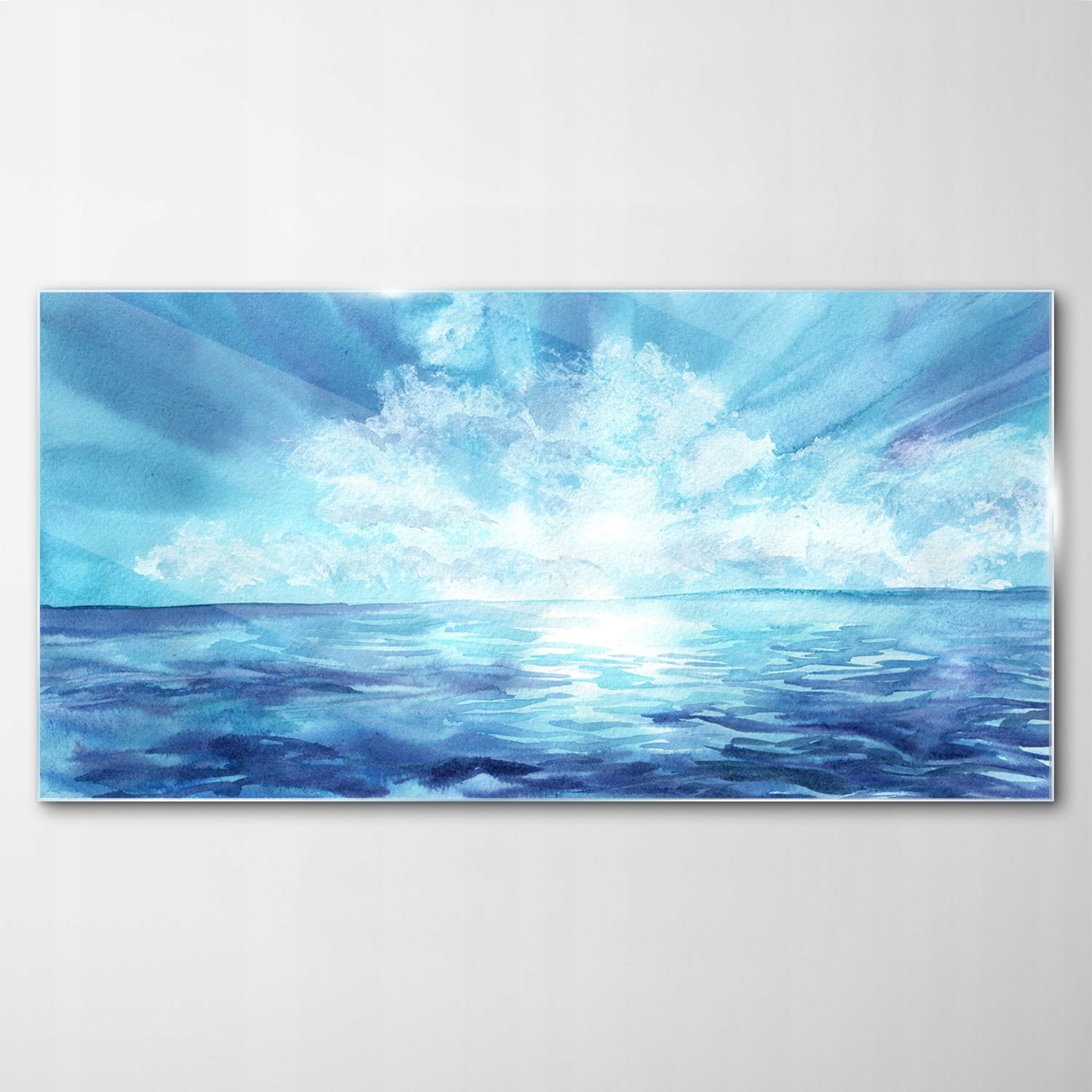 

Hartowany Obraz Szklany Akwarele Fale Morze 140x70