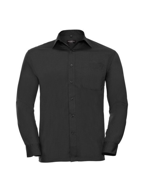 Pánská košile s dlouhými rukávy Russell Černá 4XL