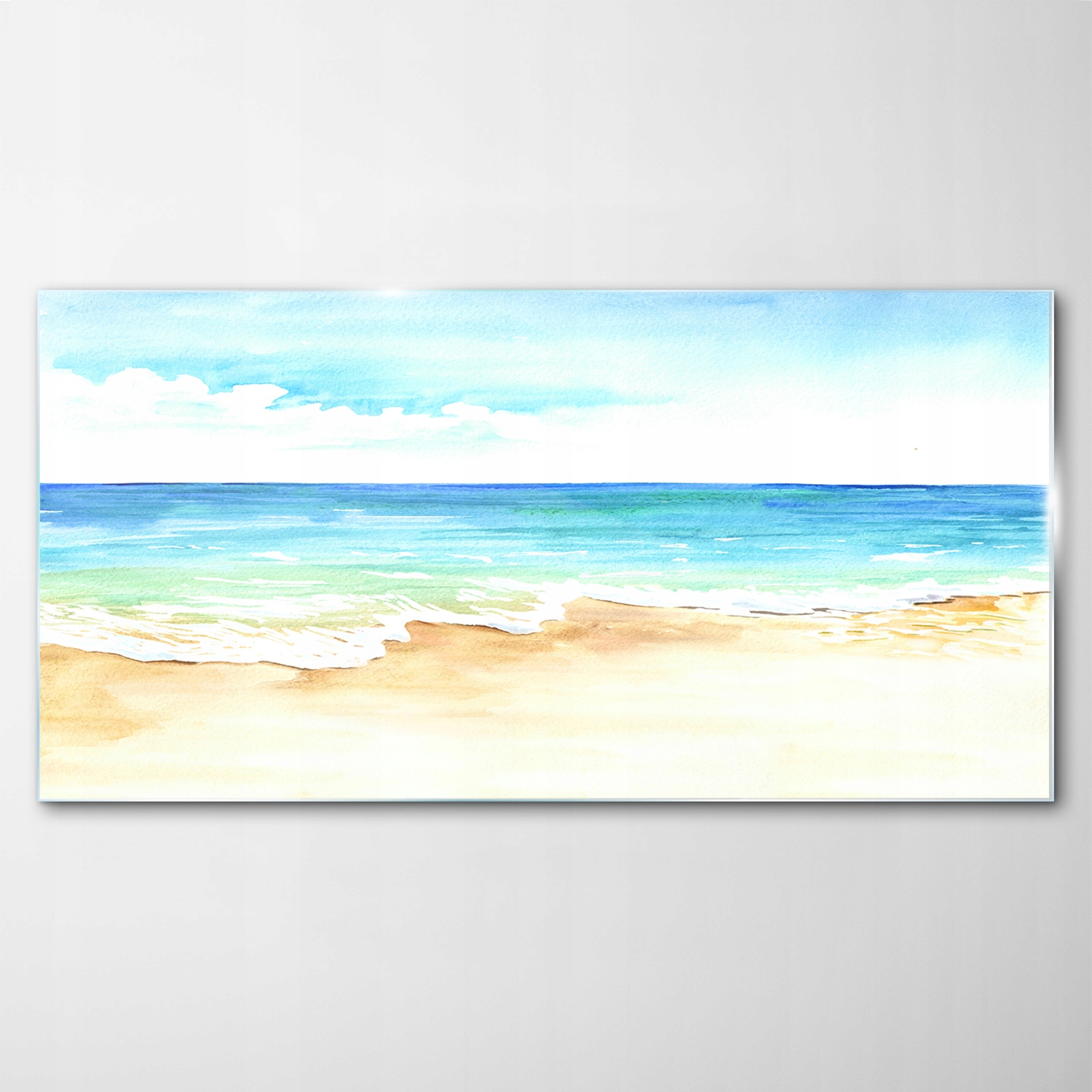 

Obraz Szklany Dekor Tropiki Plaża Piasek 120x60