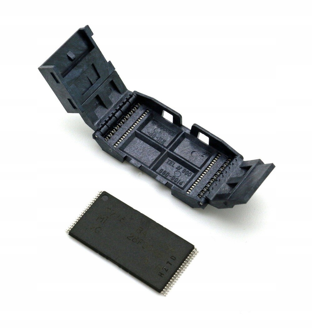 Podstawka testowa niskoprofil. TSOP40 ZIF Meritec