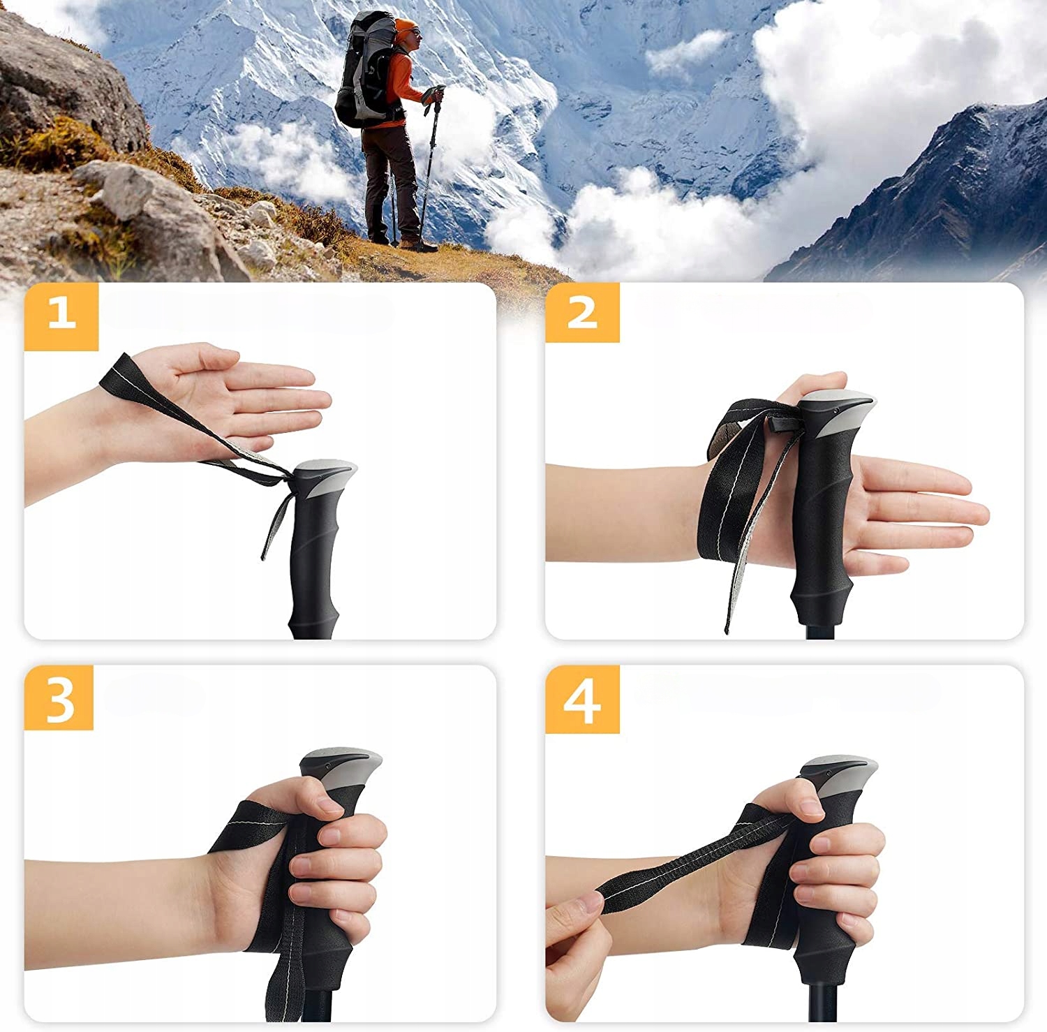 KIJKI DO CHODZENIA NORDIC WALKING KIJE TREKKINGOWE Liczba segmentów 3