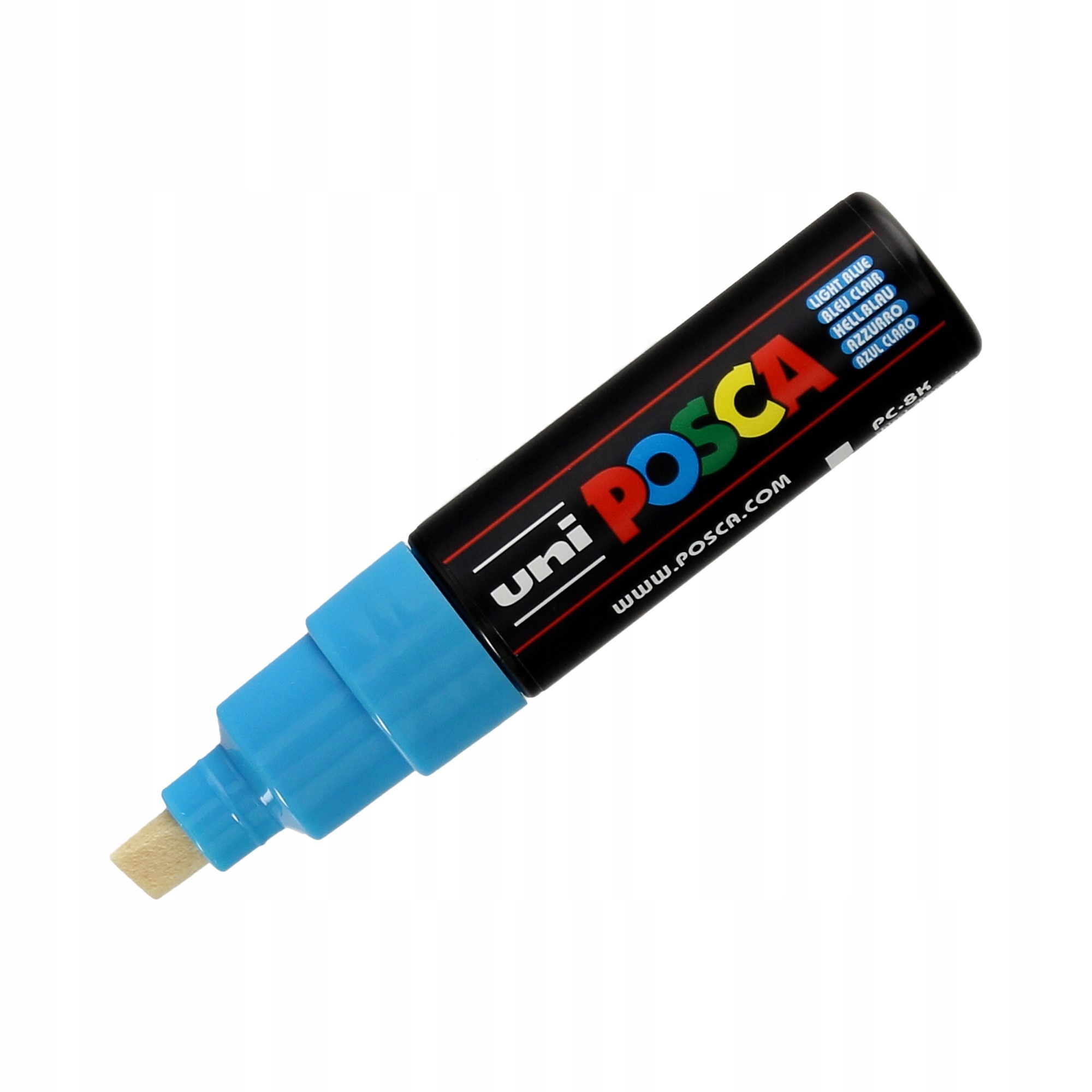 Marker plakatowy 8mm jasnoniebieski Posca PC8K Marka Uni Posca