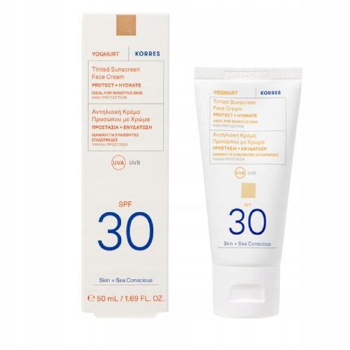 Yoghurt Koloryzujący krem ochronny do twarzy SPF30
