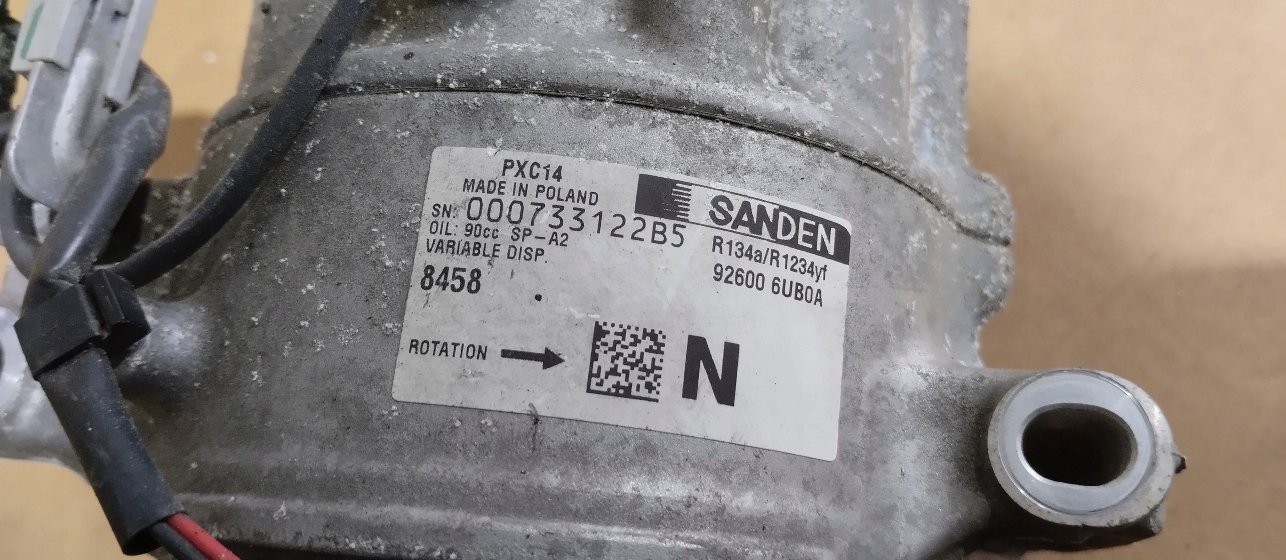 Компрессор кондиционера renault AUSTRAL 1.3 TCE 23r 926006UB0A