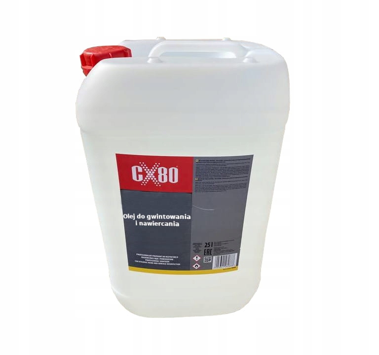 OLEJ DO GWINTOWANIA I NAWIERCANIA CX80 25 L