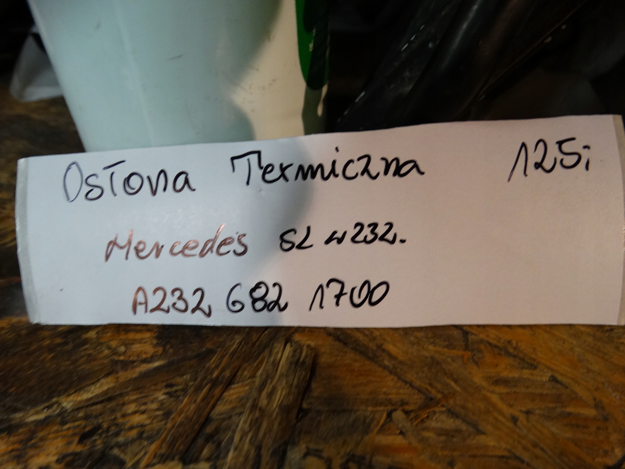 IDEALNA BLENDE ABDECKUNG TERMICZNA MERCEDES SL W232 1