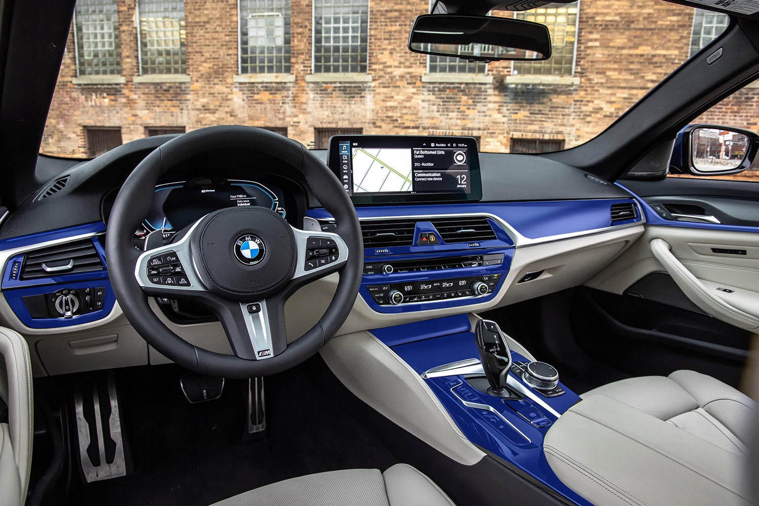 Ochranná fólia Ppf na interiér Bmw radu 5- Priehľadná ochrana interiéru