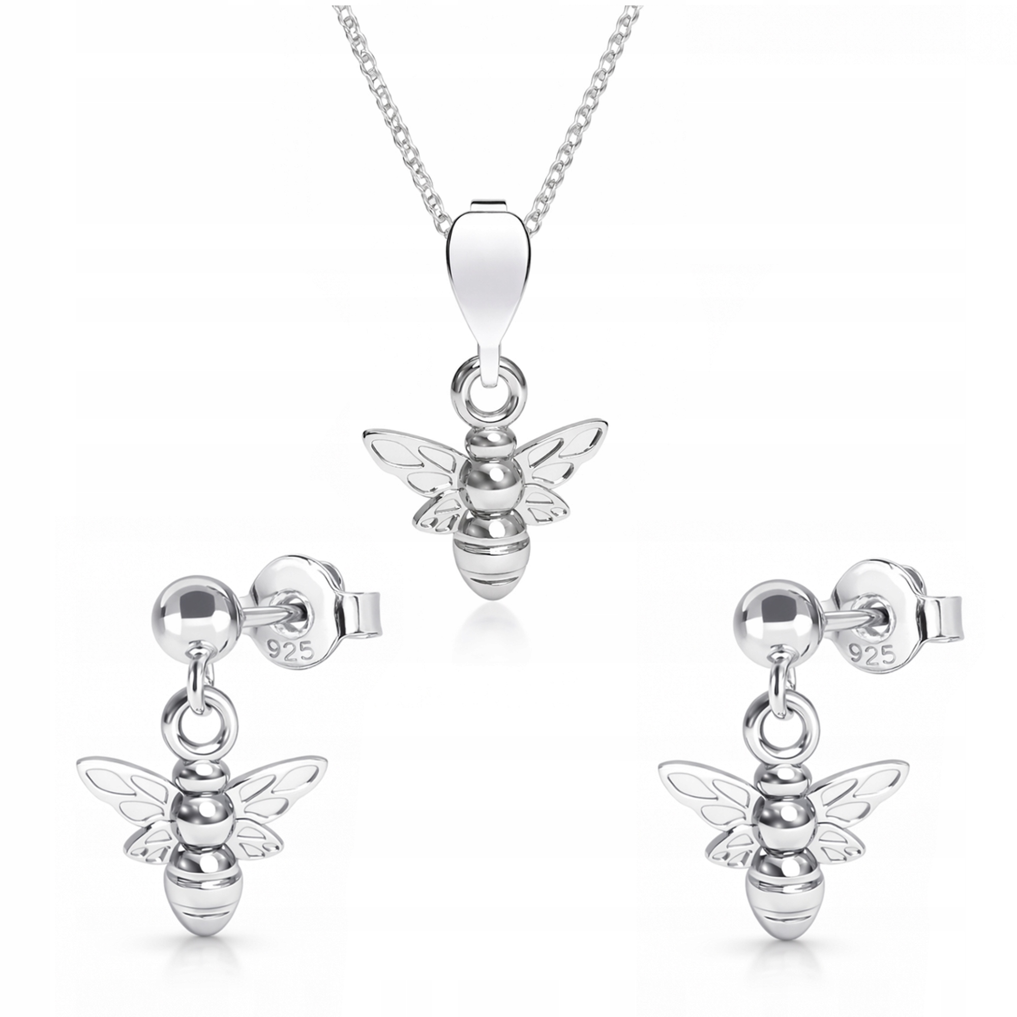 Sada stříbrných šperků Včela včelka Stříbro ryzost 925
