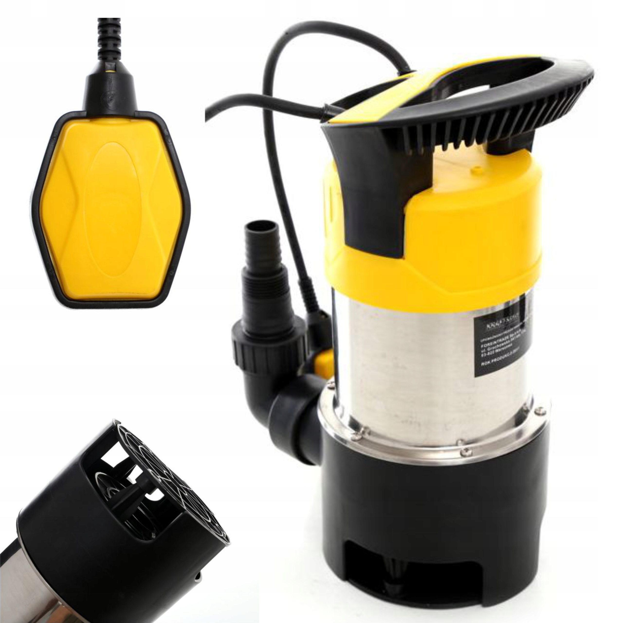 Čerpadlo Na Špinavú Vodu 1850 W 1' Automatický Vypínač Kraft&dele KD741