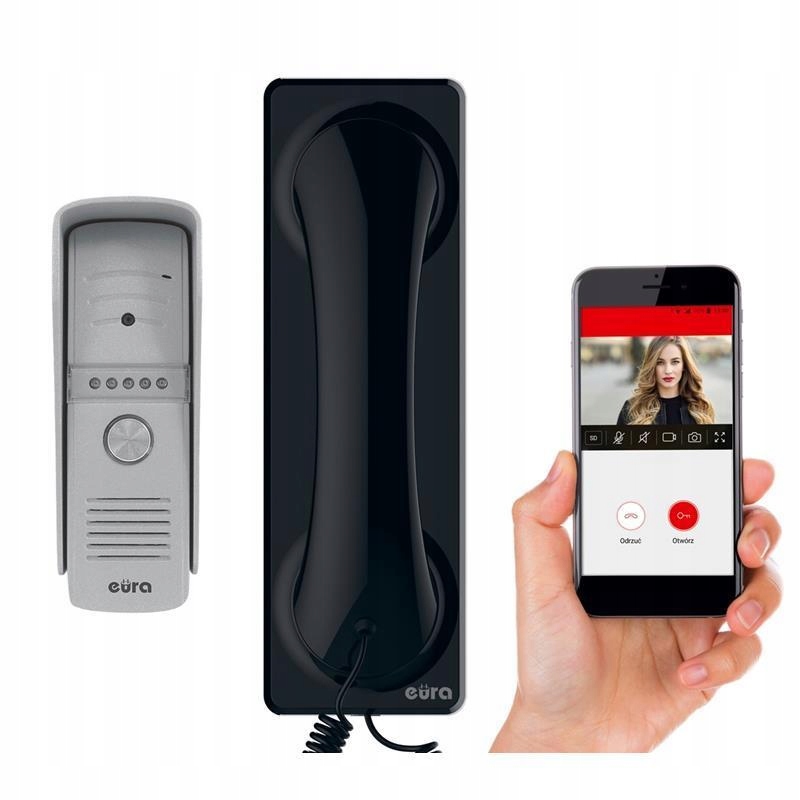 Rodinný Videovrátnik Eura Proxima VDP-50A3 čierny WiFi