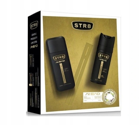 STR8 AHEAD ZESTAW DNS 75 ML+DEO SPRAY 150ML