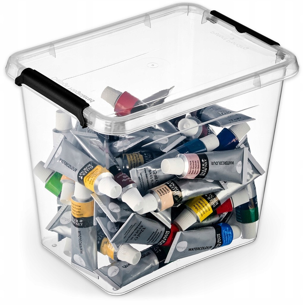 Plastikowy pojemnik do domu z organizerem Moxom 3l Marka MOXOM