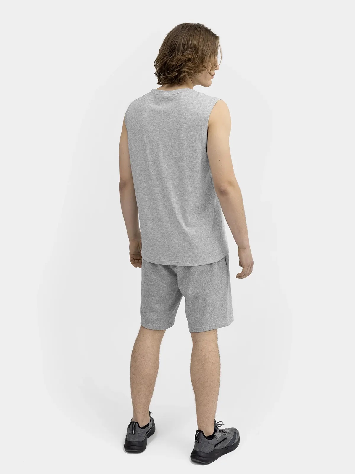 KOSZULKA MĘSKA 4F BEZRĘKAWNIK TANK TOP SS23M016 Wzór dominujący bez wzoru