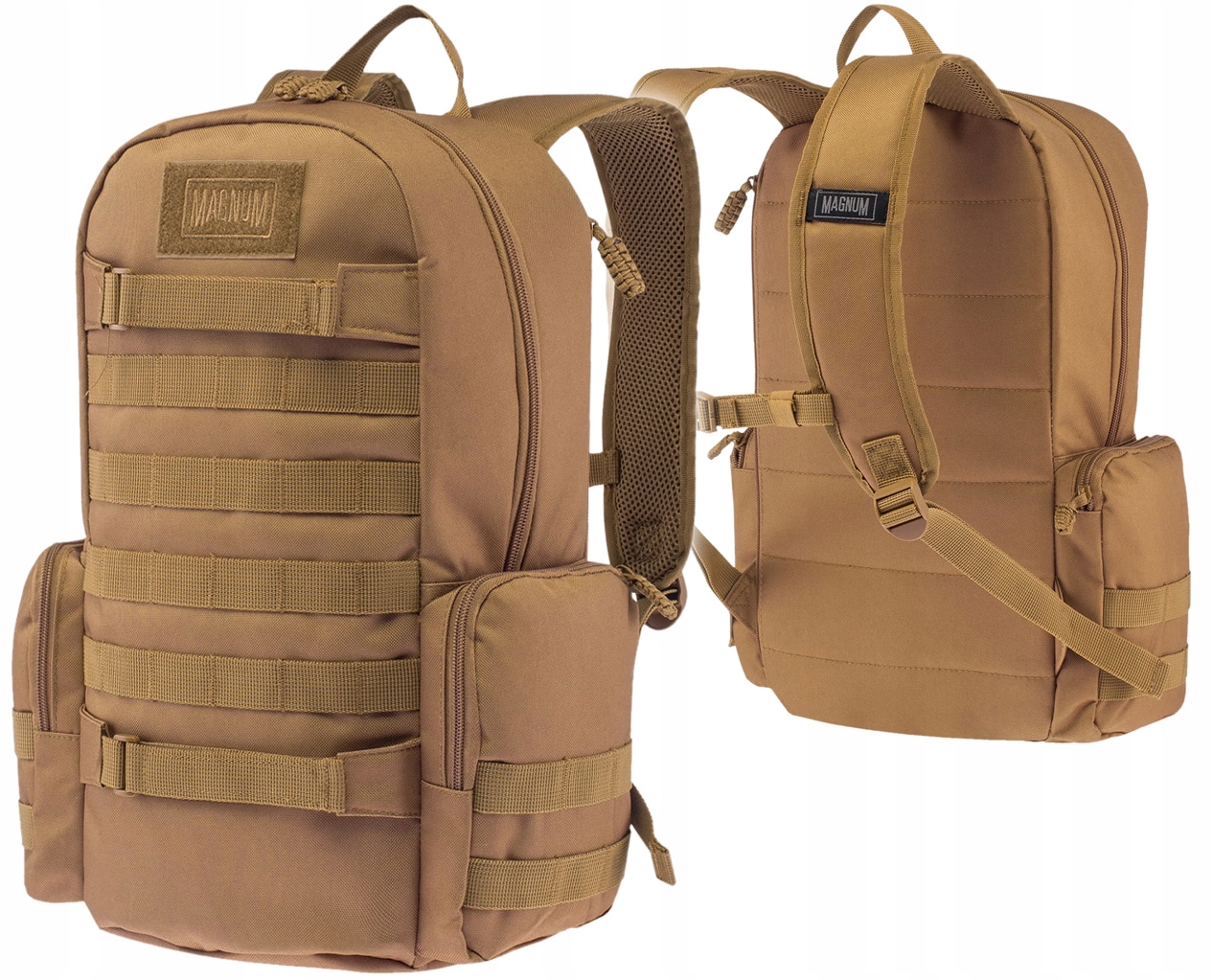 Batoh taktický městský sportovní Magnum Wildcat béžový Ermine Coyote 25 L