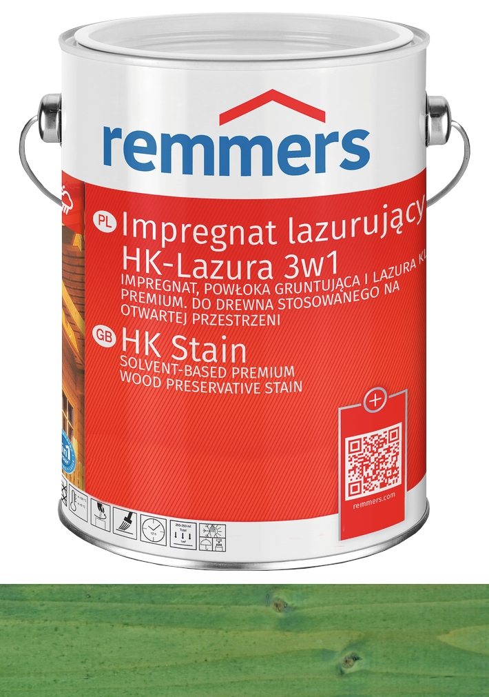 

Remmers Hk-lasur impregnat drewna 0,75L Zielony