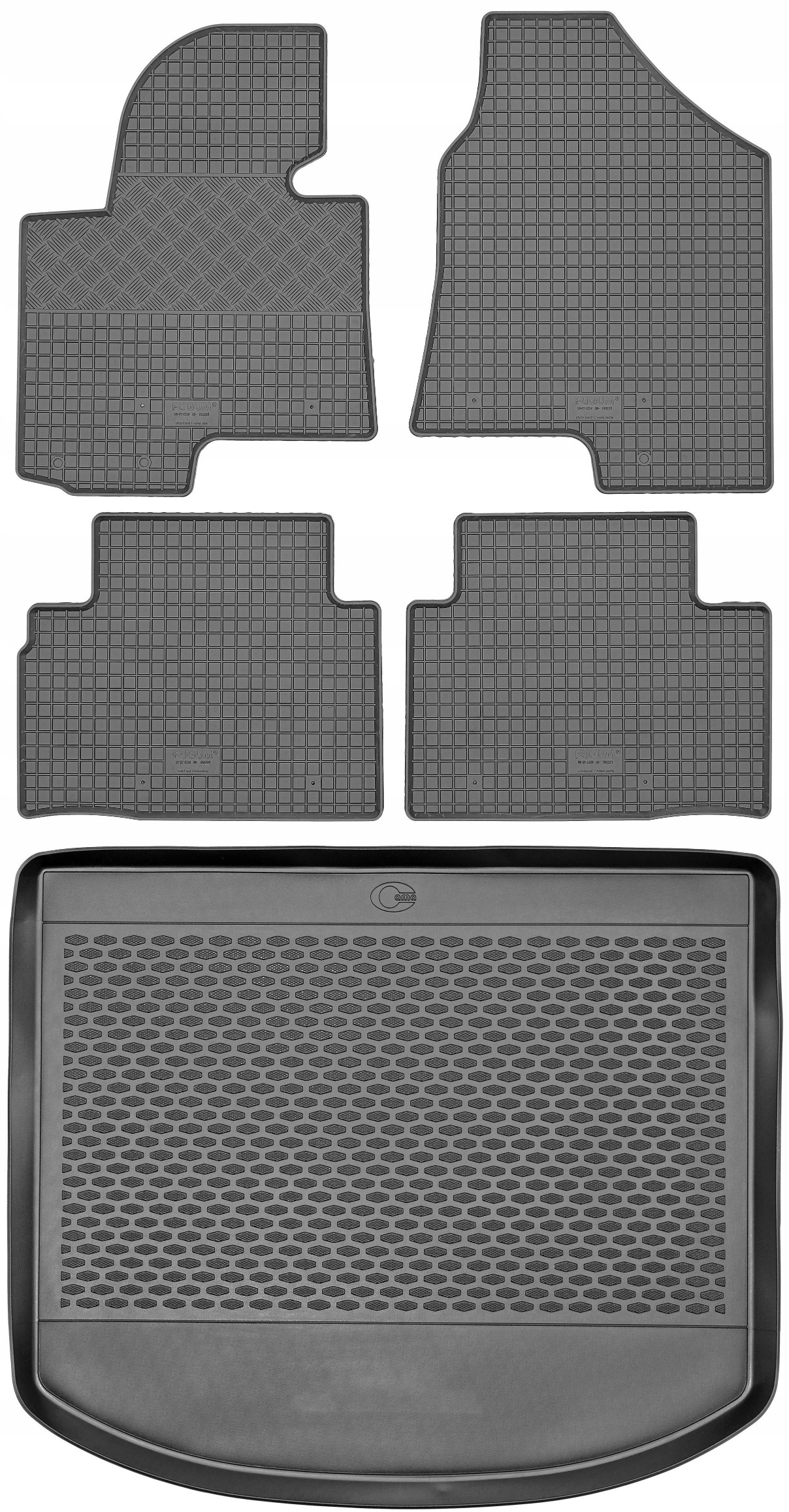 Kia Sportage III Suv 2010-2015 Sada Gumové rohože rohož