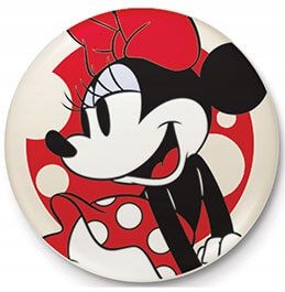 

Przypinka Myszka Minnie Mouse dla dziewczynki