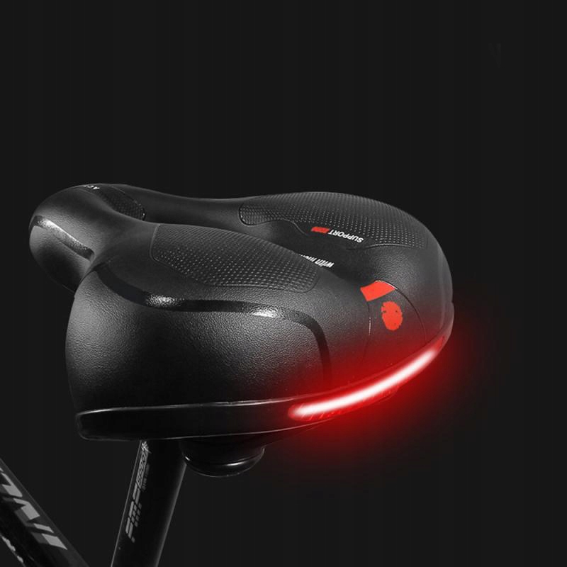 SIODEŁKO ROWEROWE SIODŁO SPORTOWE WENTYLACJA MIĘKKIE ANTYWSTRZĄSOWE PIANKA Model WYQ014