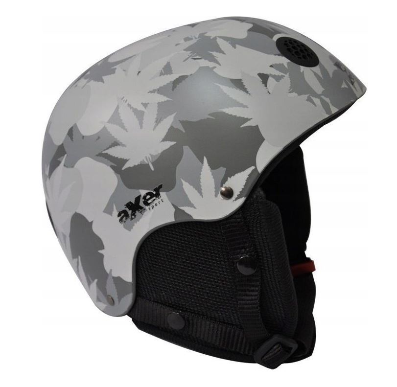 Lyžařská helma Axer Sport Worker Canabis vel. S 48-54 cm