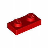 

Lego Płytka Czerwona 1x2 (3023,302321) Nowa