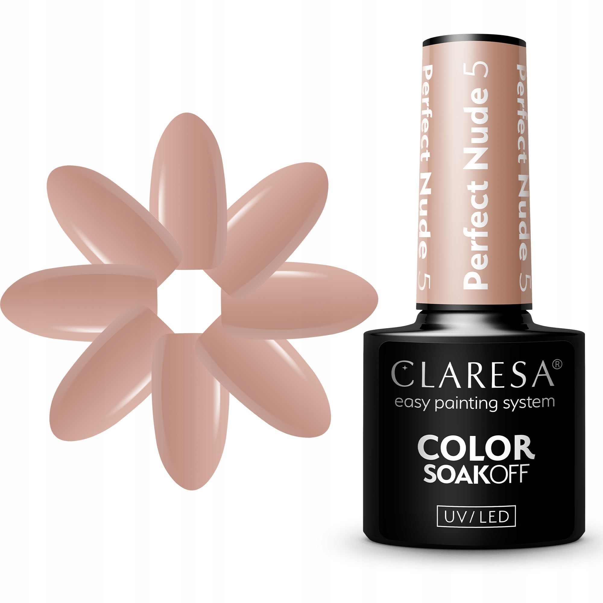 

Claresa Beżowy Lakier Hybrydowy Perfect Nude 5