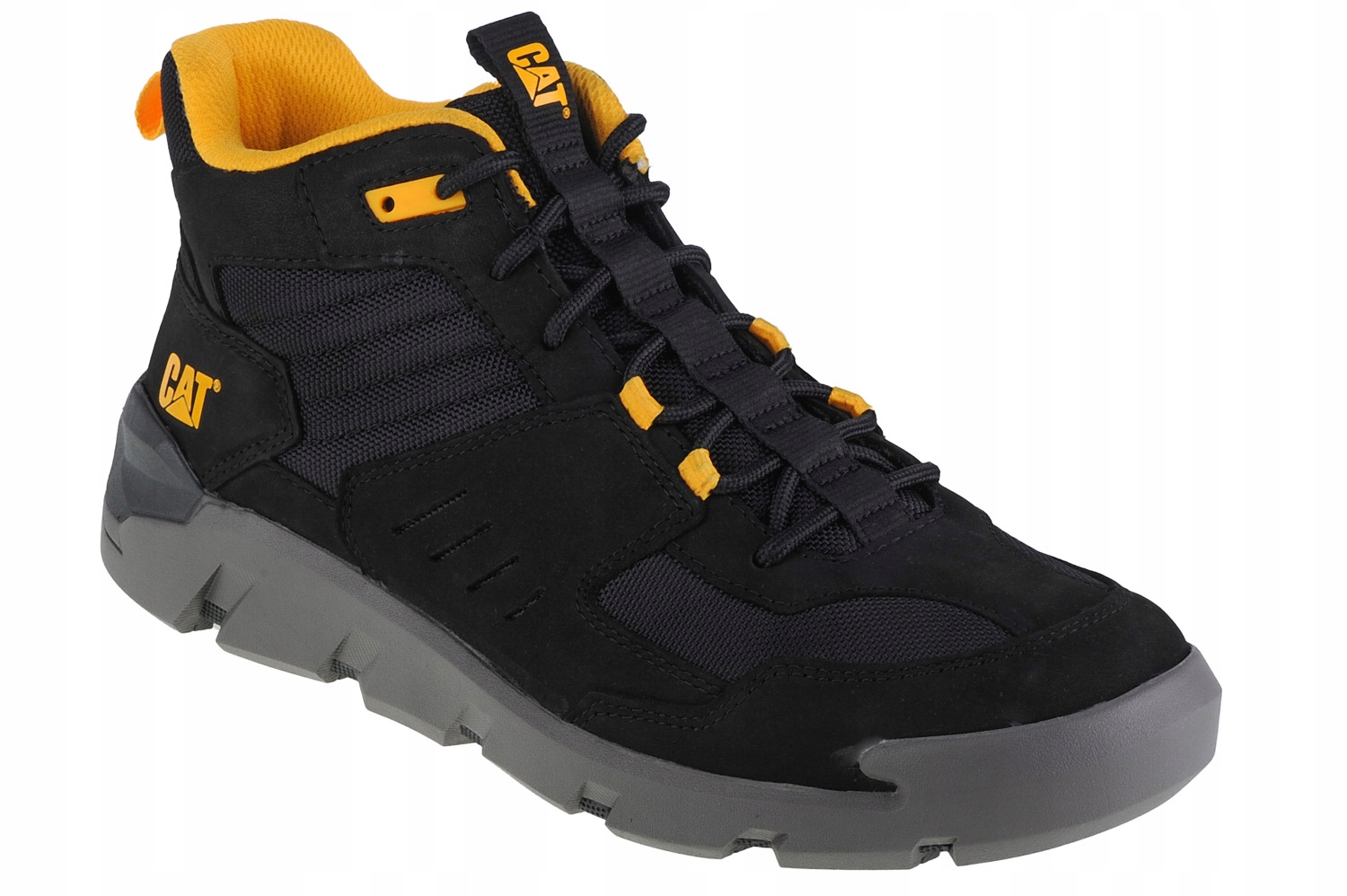 Caterpillar Crail Sport MID (46) Pánská treková obuv Nubuk černá