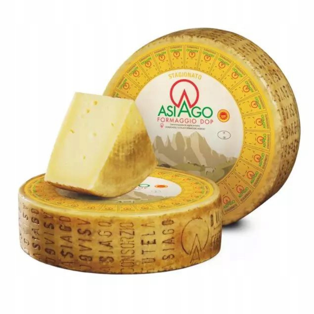 Włoski ser Asiago Dop krowi ser farmerski 1kg