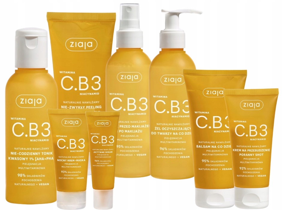 Ziaja Sada kosmetických přípravků C.B3 Krem Serum Balsam