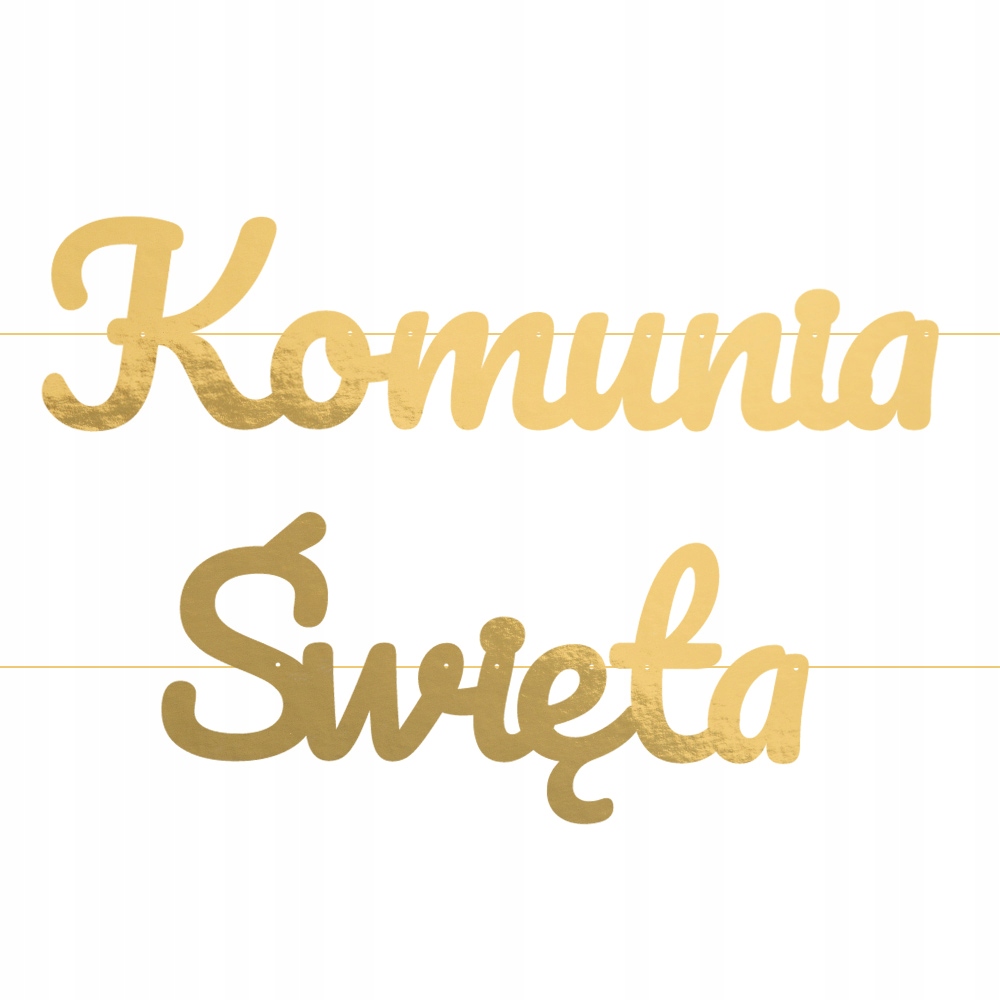 

Baner Duży Dekoracja Komunia Święta Girlanda