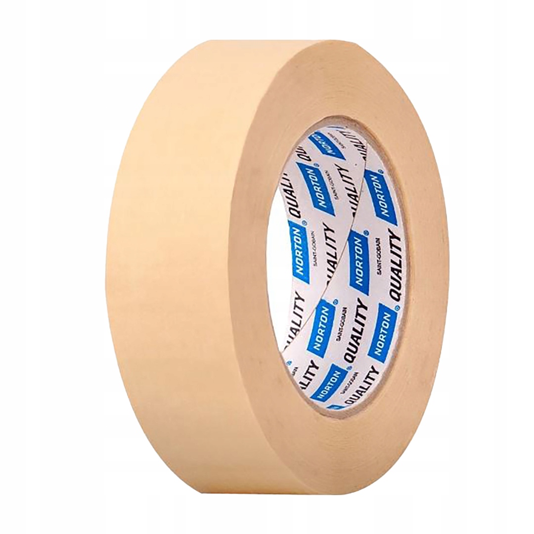 Taśma malarska papierowa Norton Korund 78072760598 50mx30mm żółta 1 sztuka