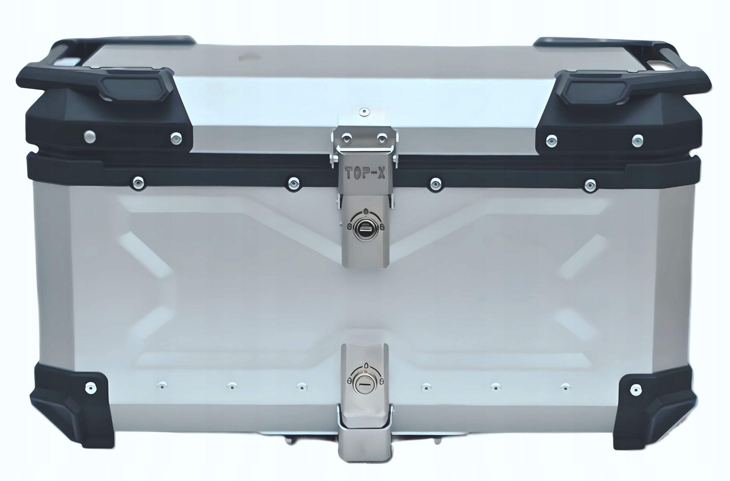 65 litrů Centrální motocyklový Kufer Anodovaný Hliníkové polstrování 2 helmy