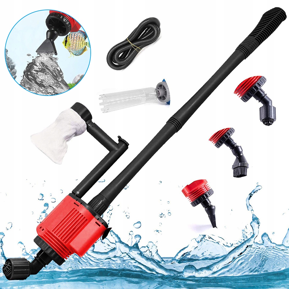 Elektrický Vysavač Do Akvária 28 W 220 V 1800 L/h Pro Výměnu Vody V Akváriu