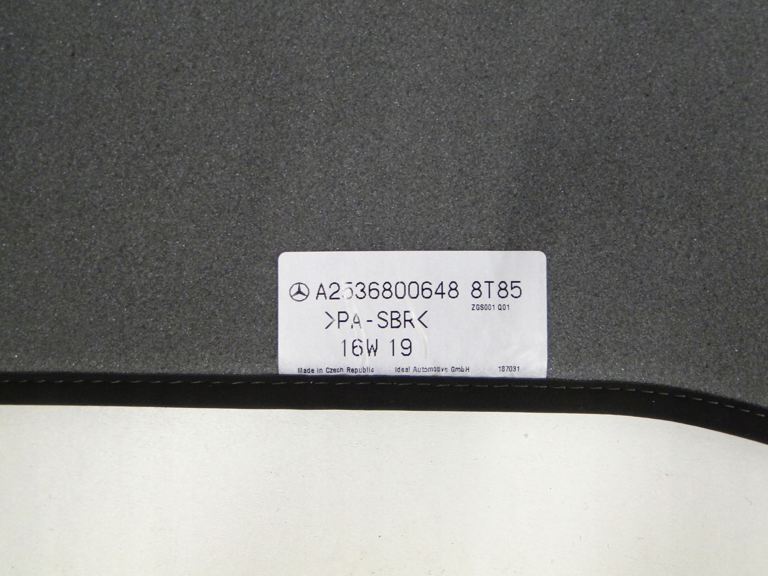 MERCEDES Коврики 8T85 253 X253 C253