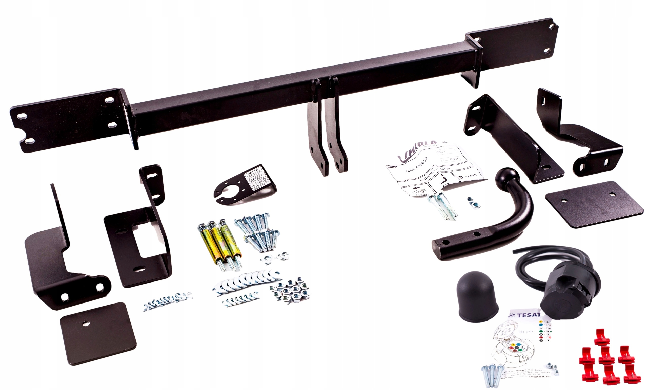 

Opel Meriva A I 1 od2003 Hak HOLOWNICZY+WIĄZKA7PIN