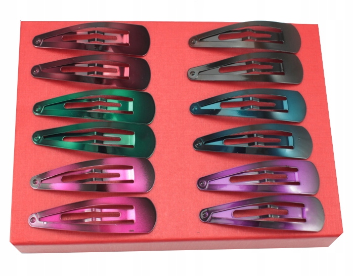 SPINKI DO WŁOSÓW PYKI KLASYCZNE 7 cm - 12 SZTUK