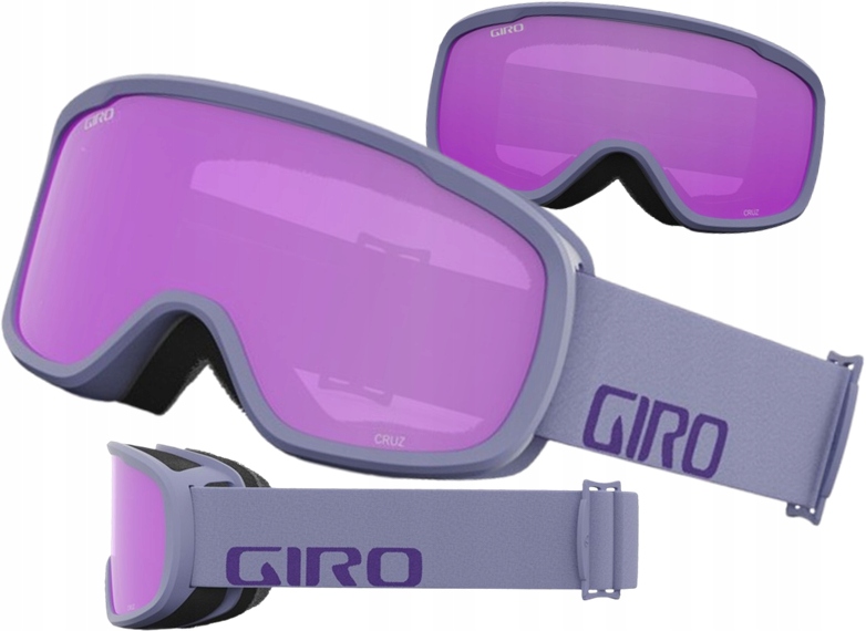 Lyžařské brýle Giro Cruz Lilac Wordmark Amber Pink