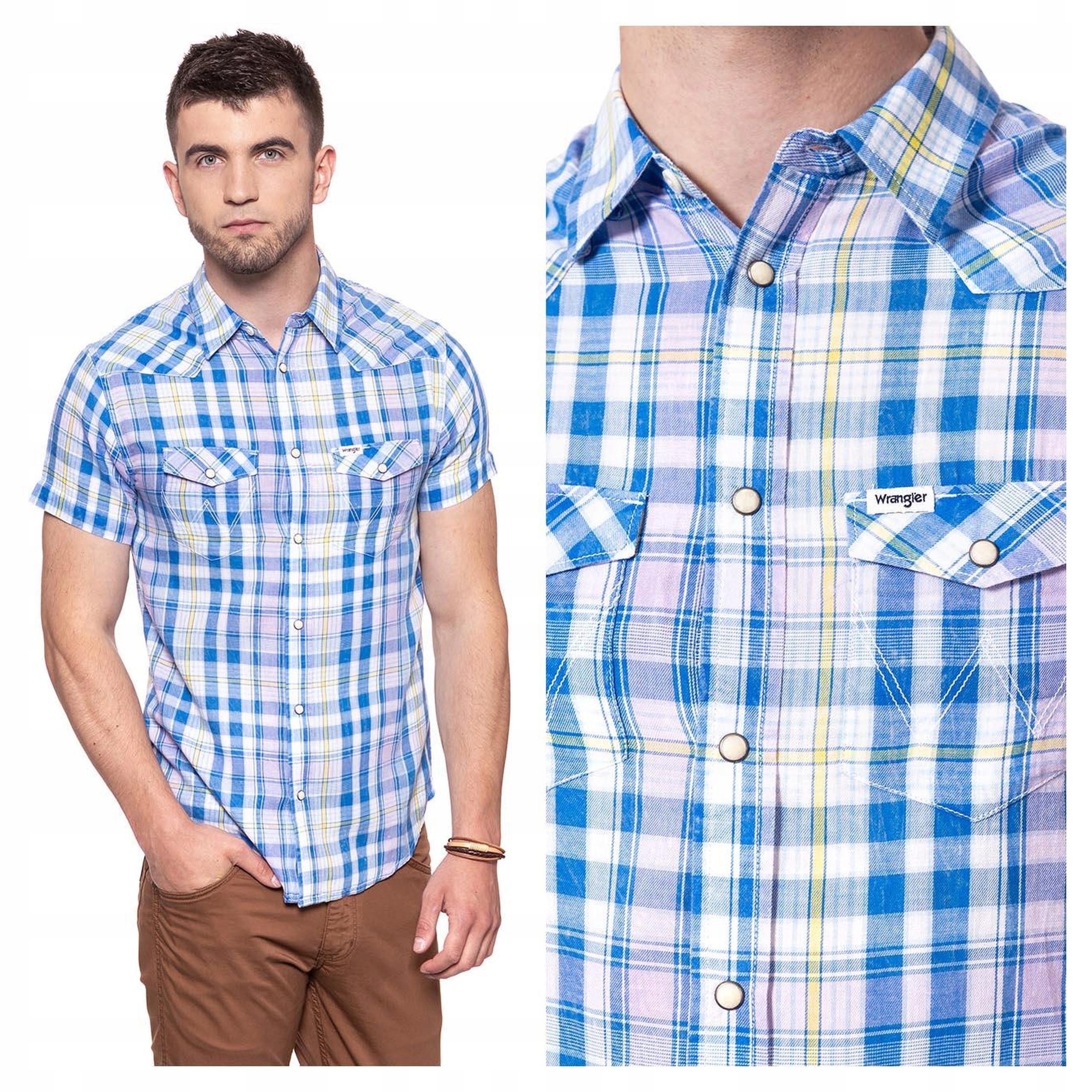 Pánská košile Wrangler Ss Western Shirt S