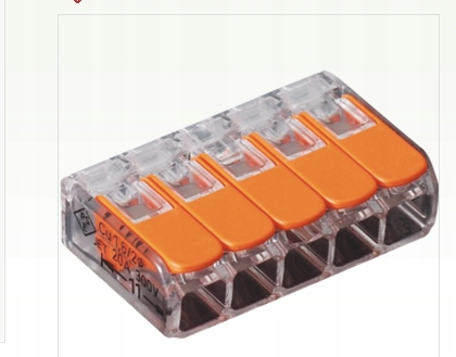 

Szybkozłączka Wago 5x0,2-4mm2 221-415 10szt linka