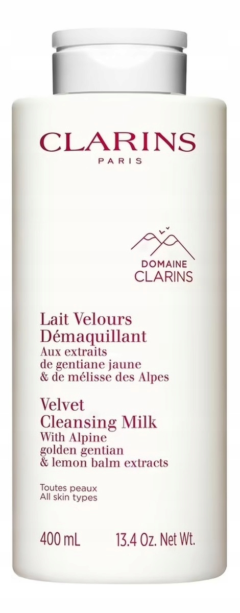 Clarins Velvet Cleansing Milk Odličovací mléko 400 ml