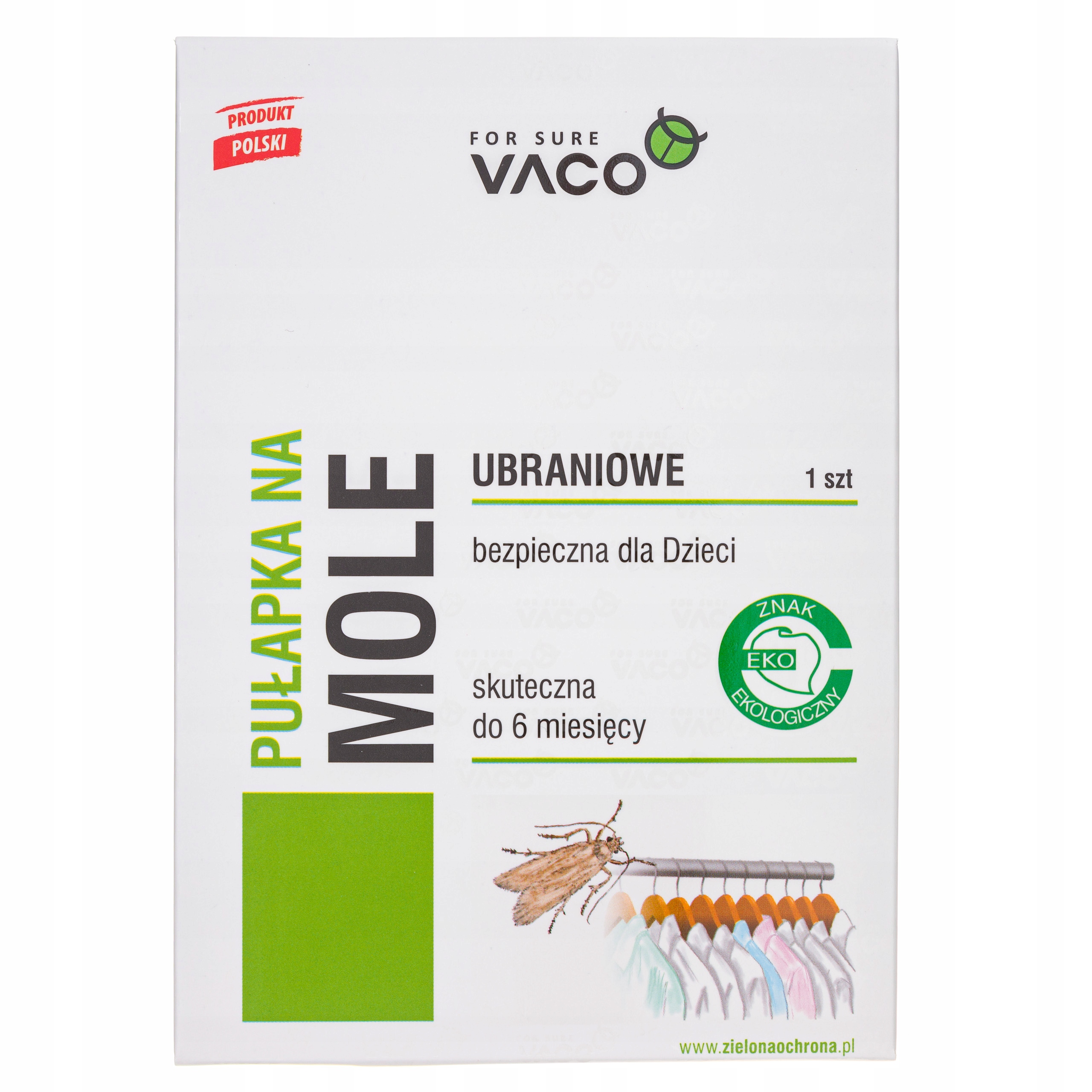 

Vaco Eco Pułapka na mole ubraniowe 1 sztuka