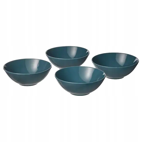 

Ikea Fargklar Miska z połyskiem turkus 16 cm 4 szt