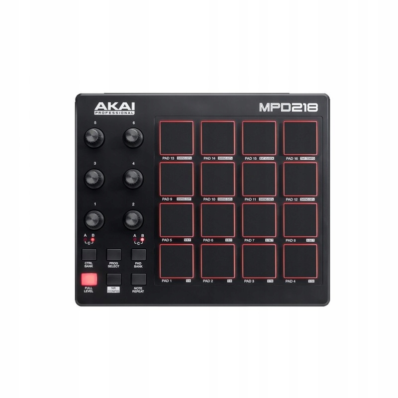 Usb/midi kontrolér Akai Mpd 218