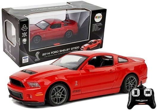

Auto Rc Ford Shelby GT500 Czerwony 7.5 km/h 2.4 G