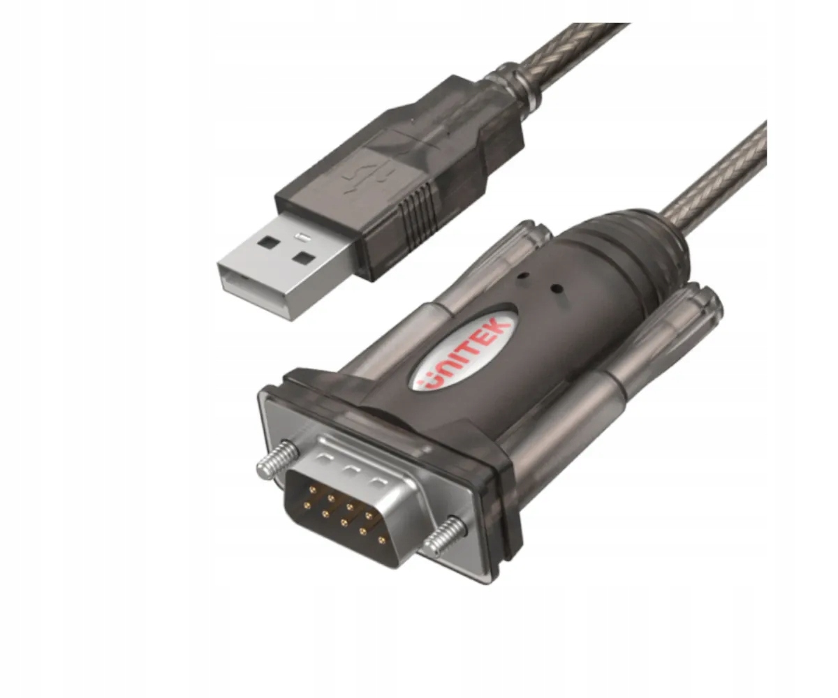 

Unitek adapter konwerter kabel Usb na RS-232 Com