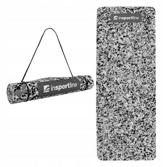

Mata Treningowa Fitness 173x61x0,4cm biał/czarn