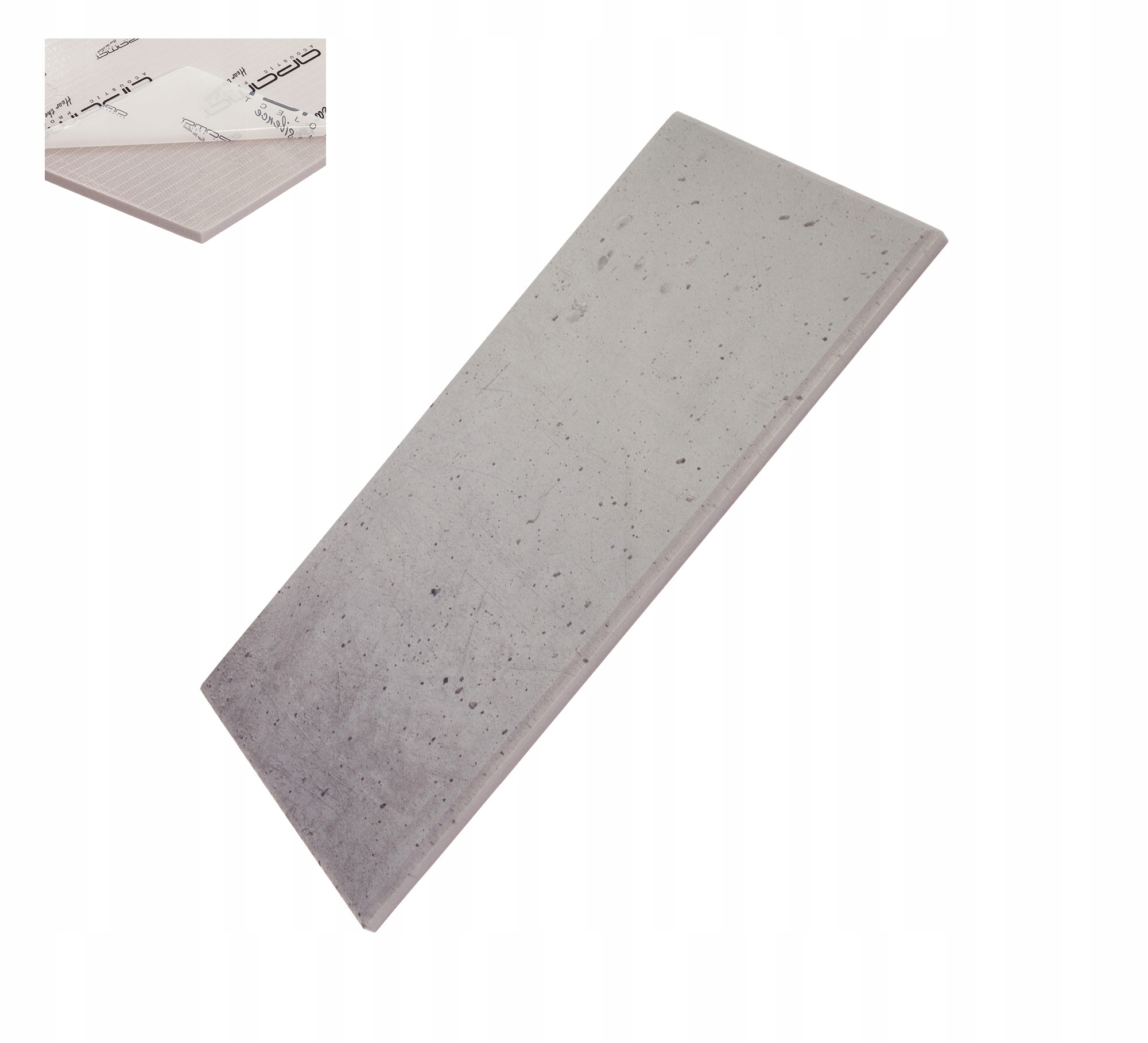 Dekorativní odhlučněný panel 50x100 imitace architektonického betonu