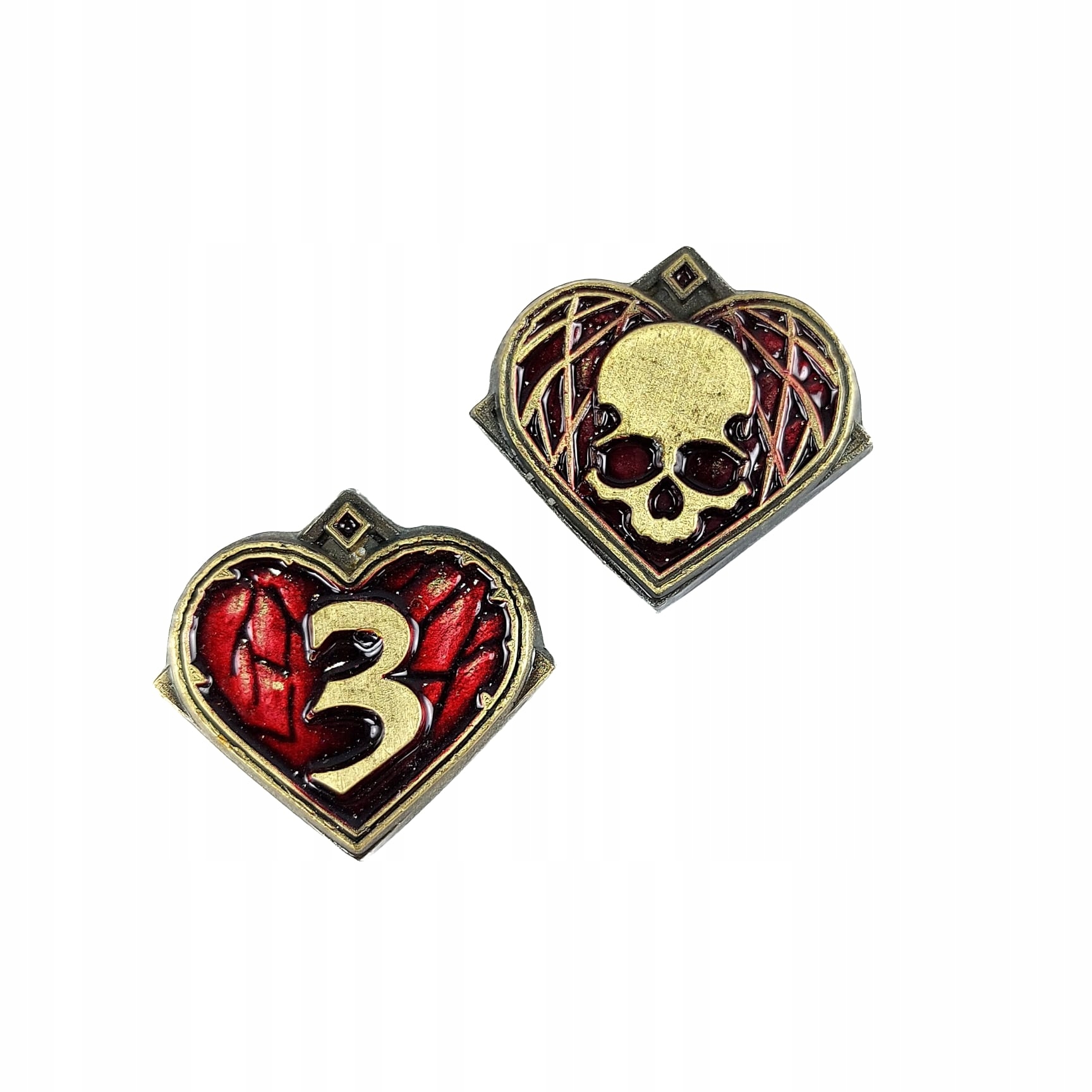 ŻYĆKO 3 ZŁOTA METALOWA MONETA ŻYCIE HEALTH SANITY POCZYTALNOŚĆ 1 SZT RPG