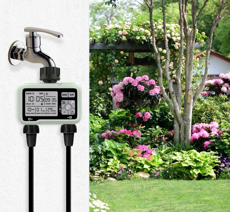 PODWÓJNY ELEKTRONICZNY STEROWNIK NAWADNIANIA PODLEWANIA Kod producenta SN-02