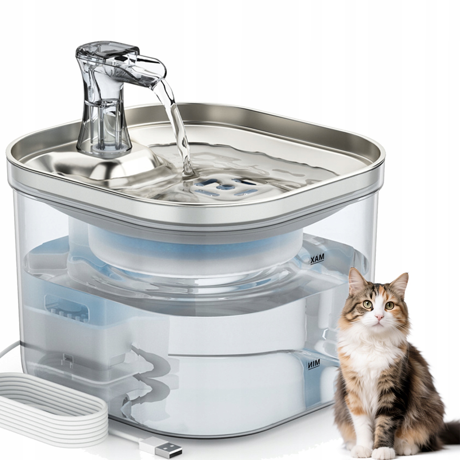 Levně Automatický Dávkovač Vody S Tichou Pumpou, Průměrná Teplota Vody 28 Stupňů