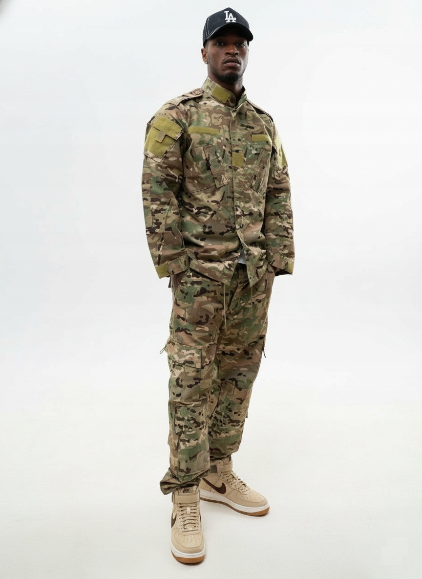 Polní Vojenská Uniforma Maskáčový Pánský komplet Camo Jigga Armáda Usa Ripstop 3XL